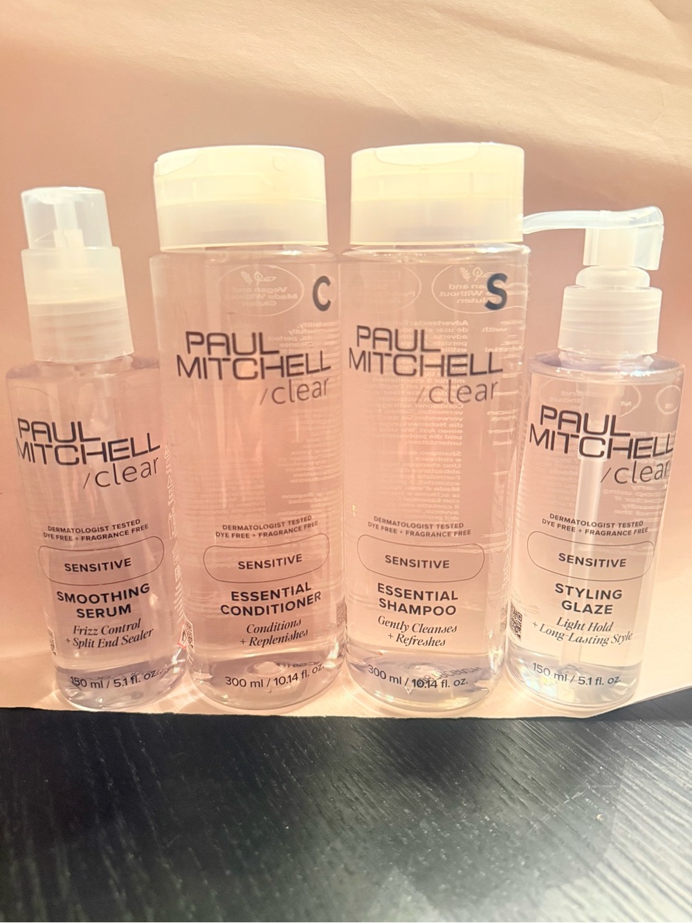 Paul Mitchell Clear Sensitive Essential Shampoo & Conditioner! Whole set